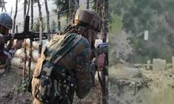 टाप कमांडर समेत दो आतंकी ढेर, मुठभेड़स्थल पर विस्फोट से 4 नागरिक जख्मी